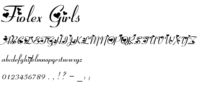 Fiolex Girls font